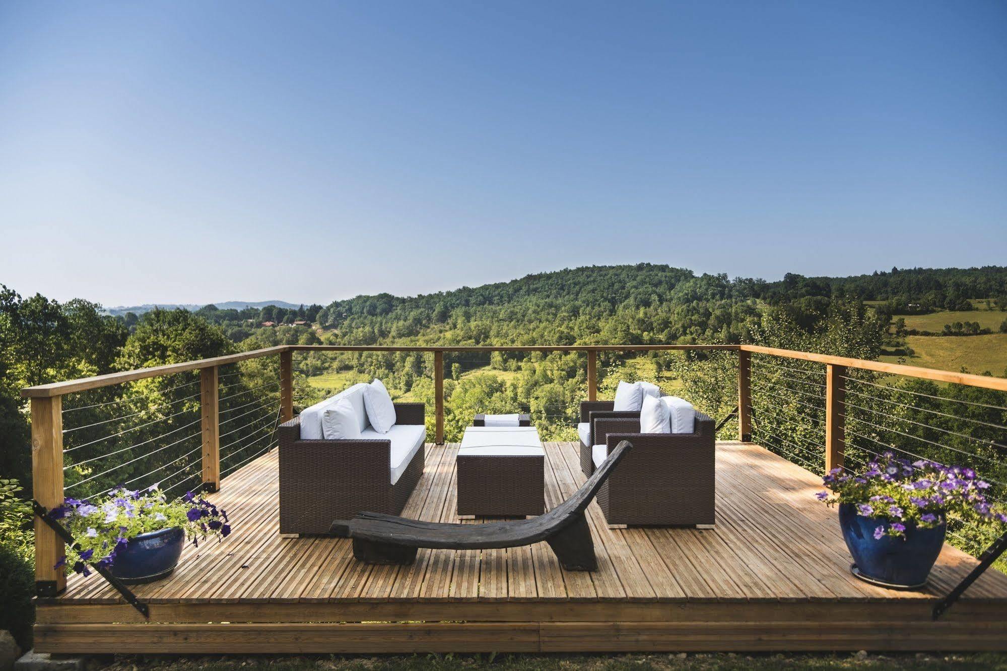 Domaine De Terrac Bed and Breakfast Rimont Exteriör bild